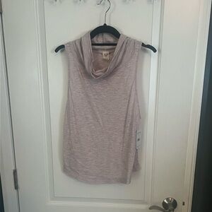 NWT Free People Sleeveless Cowl Neck Top in Light Purple